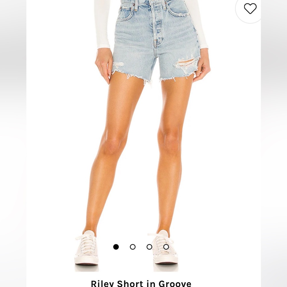 Agolde Riley Short in Groove Size 25